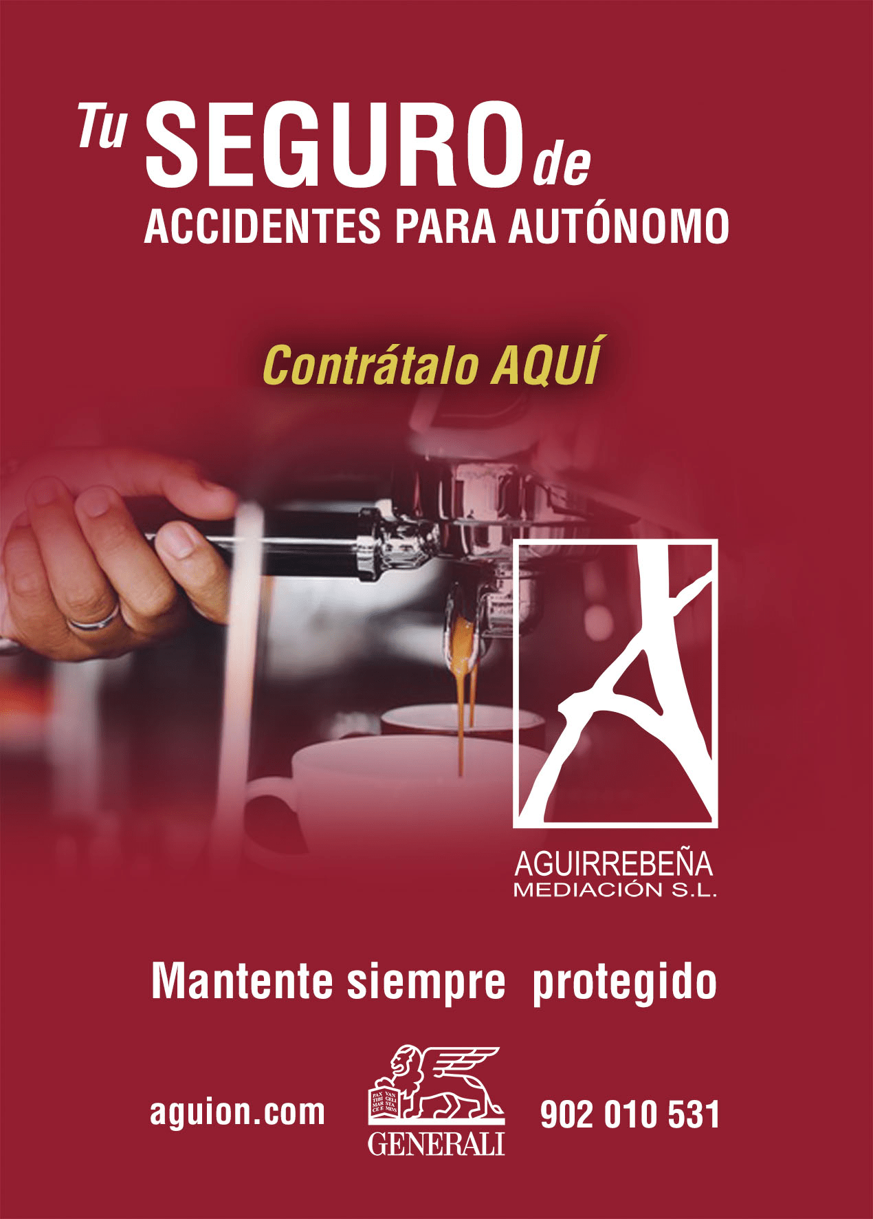 cartel-seguro-accidentes-autonomos seguros de accidentes para autónomos